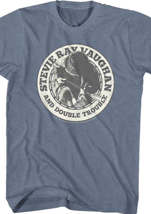 In Step Stevie Ray Vaughan And Double Trouble Indigo T-Shirt - main product image