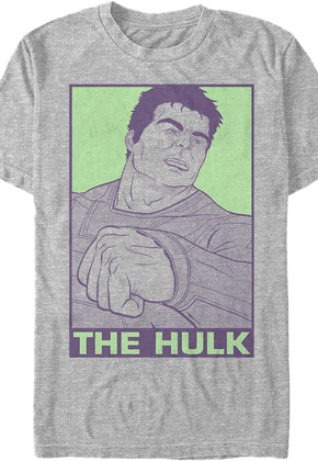 Incredible Hulk Pop Art Avengers Endgame T-Shirt