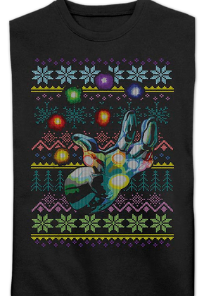 Infinity Gauntlet Faux Ugly Christmas Sweater Marvel Comics Sweatshirt