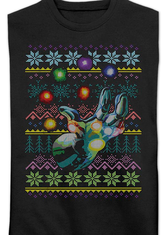 Infinity Gauntlet Faux Ugly Christmas Sweater Marvel Comics Sweatshirt - main product image