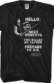 Inigo Montoya Princess Bride T-Shirt