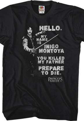 Inigo Montoya Princess Bride T-Shirt