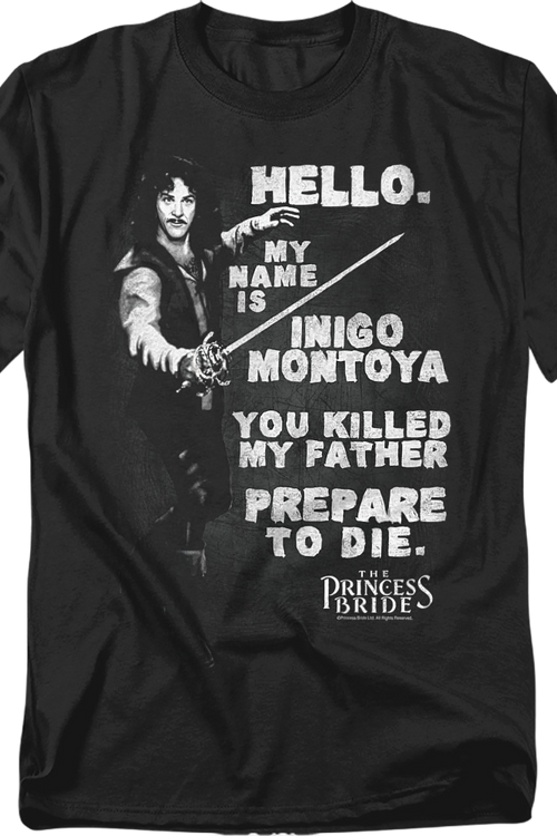 Inigo Montoya Princess Bride T-Shirtmain product image
