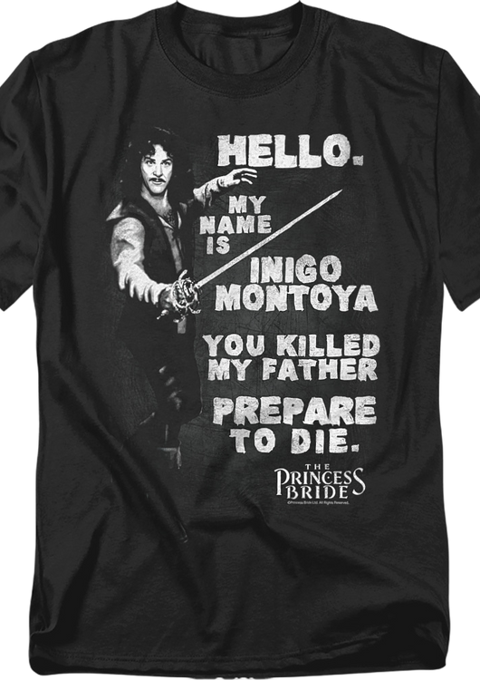 Inigo Montoya Princess Bride T-Shirt - main product image