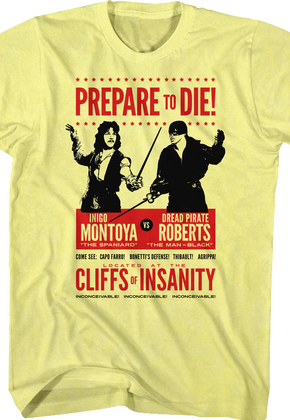 Inigo Montoya vs Dread Pirate Roberts Princess Bride T-Shirt