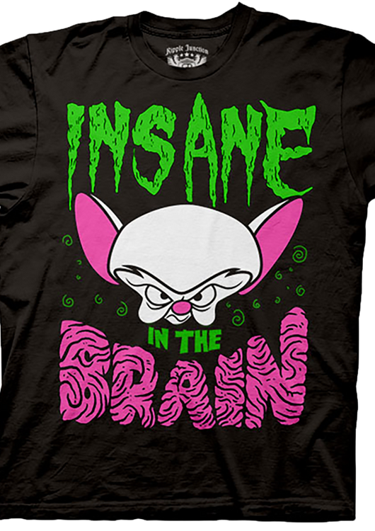 Insane in the Brain Pinky and the Brain T-Shirt - main product image