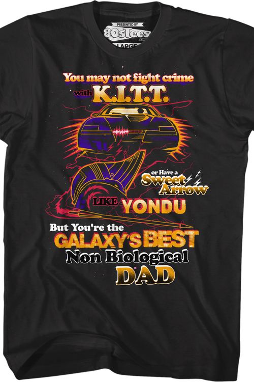 Inspired by Guardians of the Galaxy Non Biological Dad T-Shirtmain product image