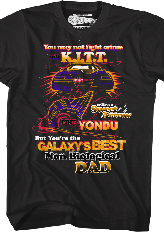 Inspired by Guardians of the Galaxy Non Biological Dad T-Shirt - main product image