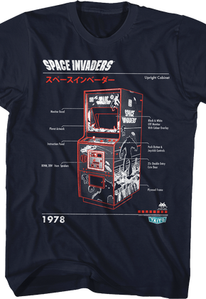 Instructions Space Invaders T-Shirt