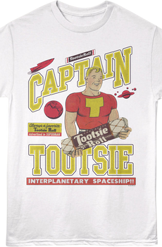 Interplanetary Spaceship Tootsie Roll T-Shirt