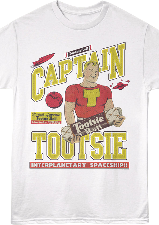 Interplanetary Spaceship Tootsie Roll T-Shirt - main product image