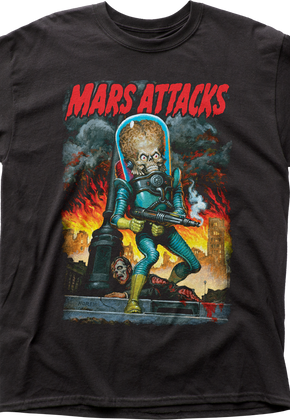 Invasion Begins Mars Attacks T-Shirt