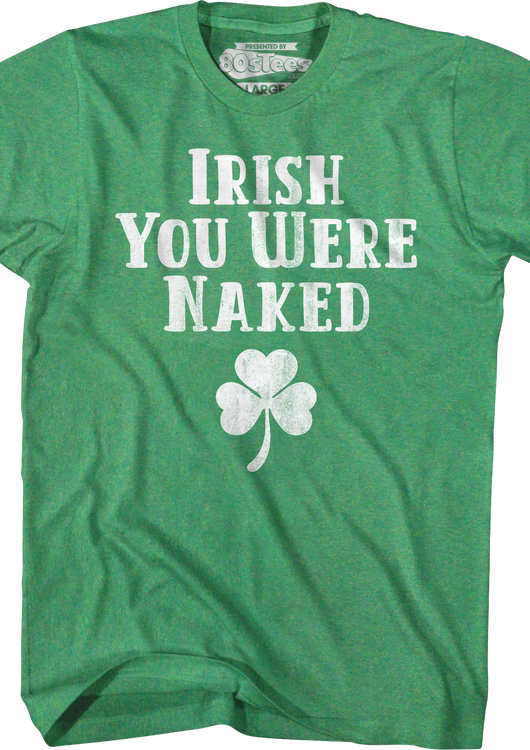 Irish You Were Naked T-Shirt - main product image
