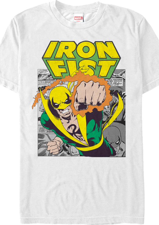 Iron Fist Comic T-Shirt - main product image