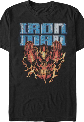 Iron Man Electric Flight Marvel Comics T-Shirt