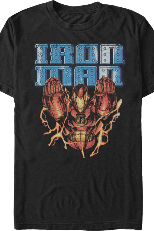 Iron Man Electric Flight Marvel Comics T-Shirtmain product image