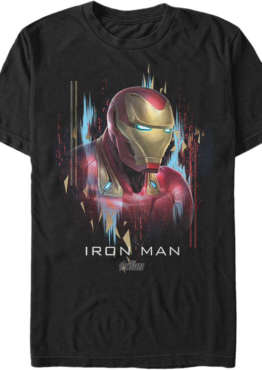 Iron Man Portrait Avengers Endgame T-Shirt - main product image