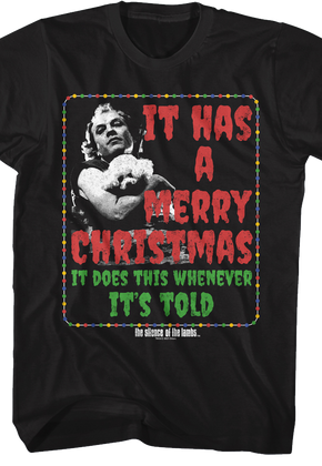 It Has A Merry Christmas Silence Of The Lambs T-Shirt