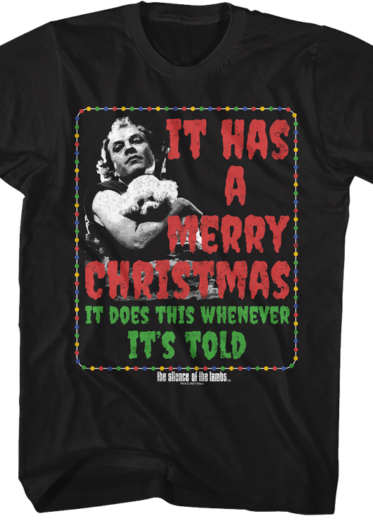 It Has A Merry Christmas Silence Of The Lambs T-Shirt - main product image