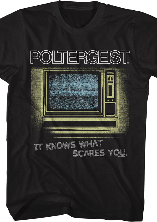 It Knows What Scares You Poltergeist T-Shirt - main product image