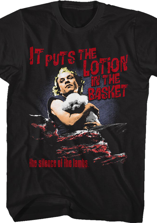 It Puts the Lotion in the Basket Silence of the Lambs T-Shirt - main product image