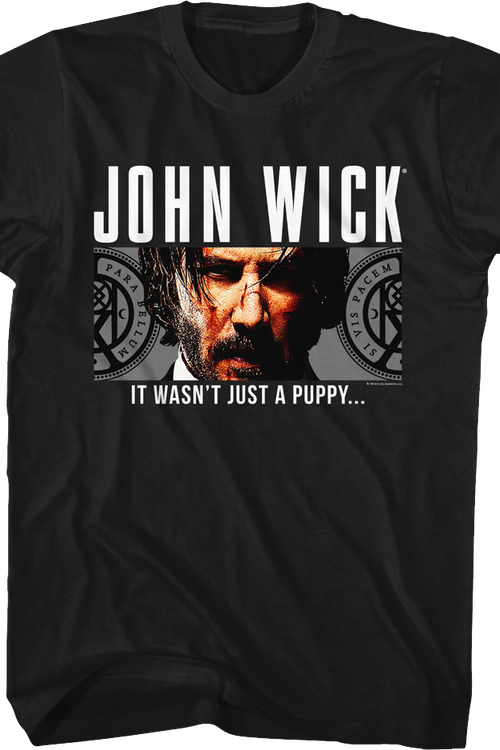 It Wasn't Just A Puppy John Wick T-Shirt - main product image