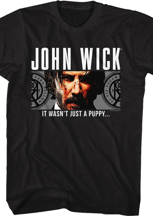 It Wasn't Just A Puppy John Wick T-Shirt - main product image