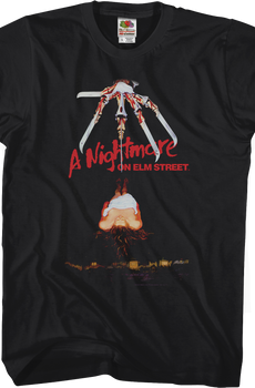 Italian Movie Poster Nightmare On Elm Street T-Shirt