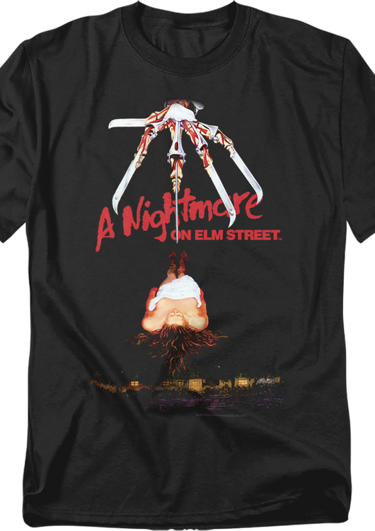 Italian Movie Poster Nightmare On Elm Street T-Shirt - main product image