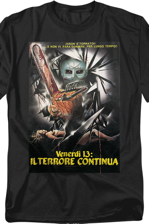 Italian Poster Friday the 13th Part V T-Shirtmain product image