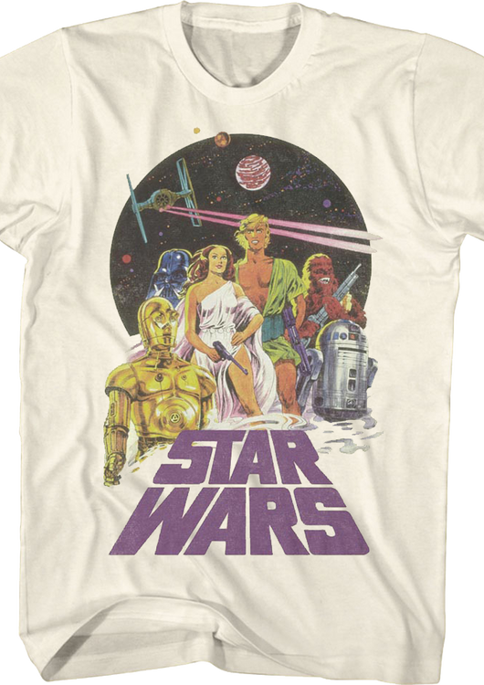 Italian Poster Star Wars T-Shirt - main product image