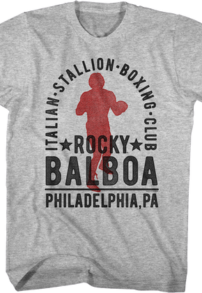 Italian Stallion Boxing Club Rocky T-Shirt
