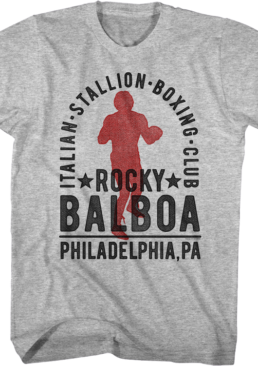 Italian Stallion Boxing Club Rocky T-Shirt - main product image