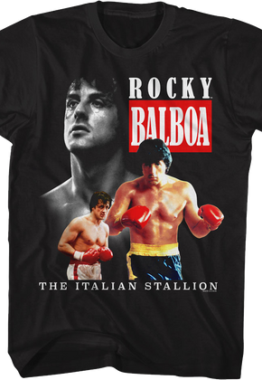 Italian Stallion Collage Rocky T-Shirt