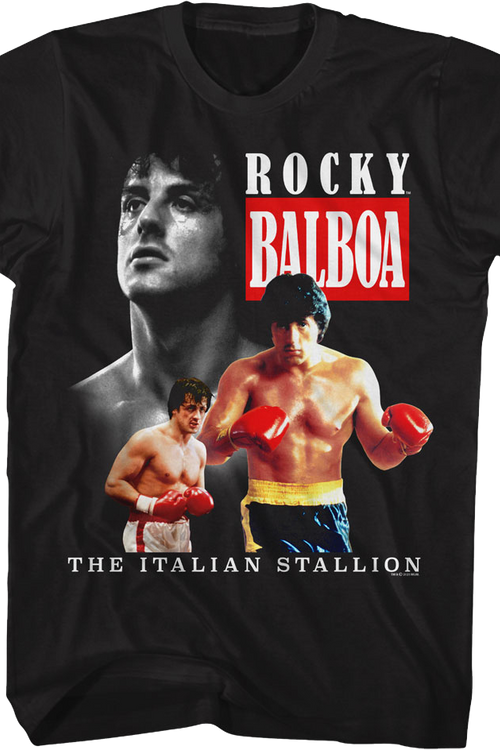 Italian Stallion Collage Rocky T-Shirtmain product image