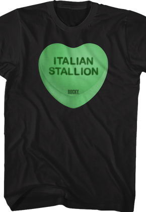 Italian Stallion Candy Heart Rocky T-Shirt