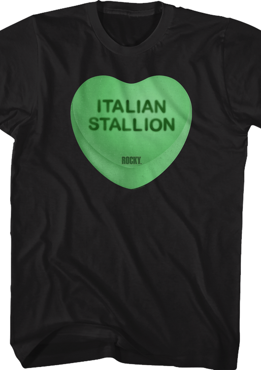 Italian Stallion Candy Heart Rocky T-Shirt - main product image