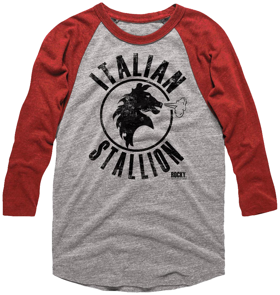 T-shirt Rétro Rocky « Italian Stallion » - Marque Fruit Of The Loom - Neuf Sans étiquettes