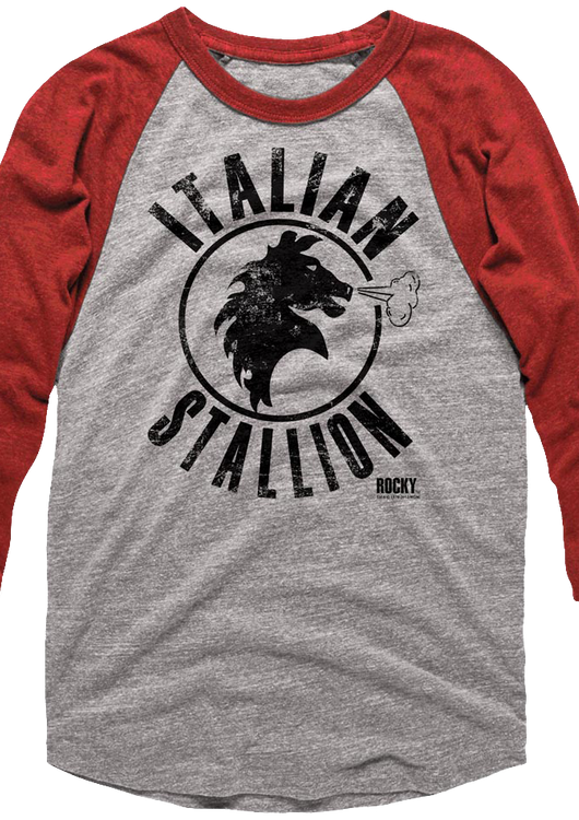 Italian Stallion Rocky Raglan Baseball Shirt - main product image