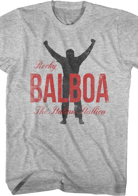 Italian Stallion Silhouette Rocky T-Shirt - main product image