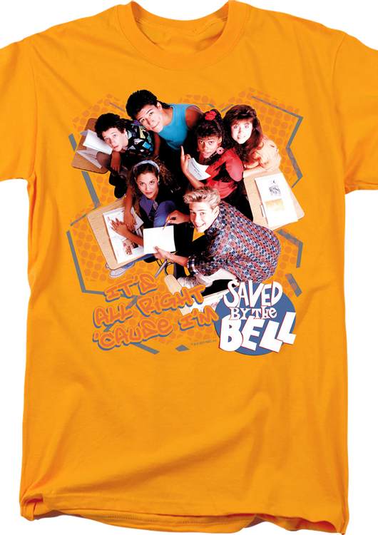 It's All Right Saved By The Bell T-Shirt - main product image