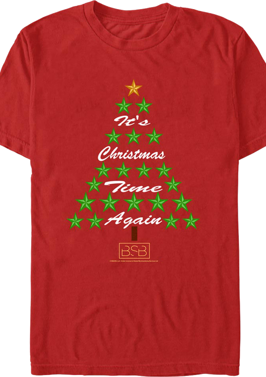 It's Christmas Time Again Backstreet Boys T-Shirt - main product image