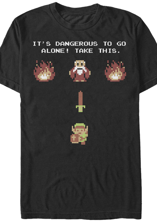 It's Dangerous Zelda Shirt - main product image