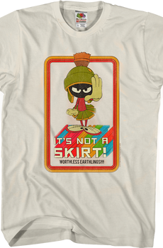 It's Not A Skirt Marvin The Martian Looney Tunes T-Shirt
