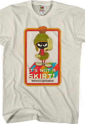 It's Not A Skirt Marvin The Martian Looney Tunes T-Shirt