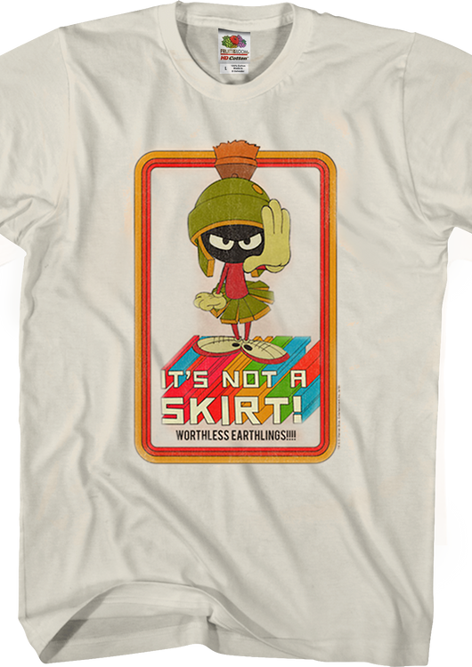 It's Not A Skirt Marvin The Martian Looney Tunes T-Shirt - main product image