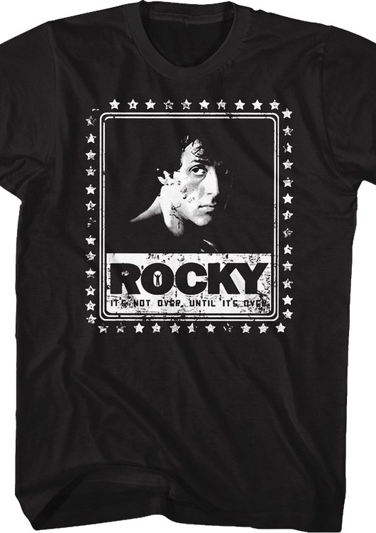 It's Not Over Until It's Over Rocky T-Shirt - main product image