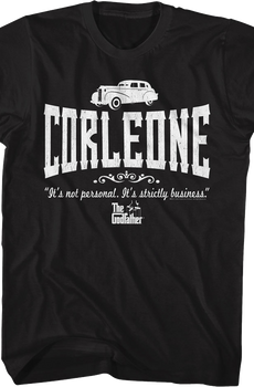 It's Not Personal It's Strictly Business Godfather T-Shirt