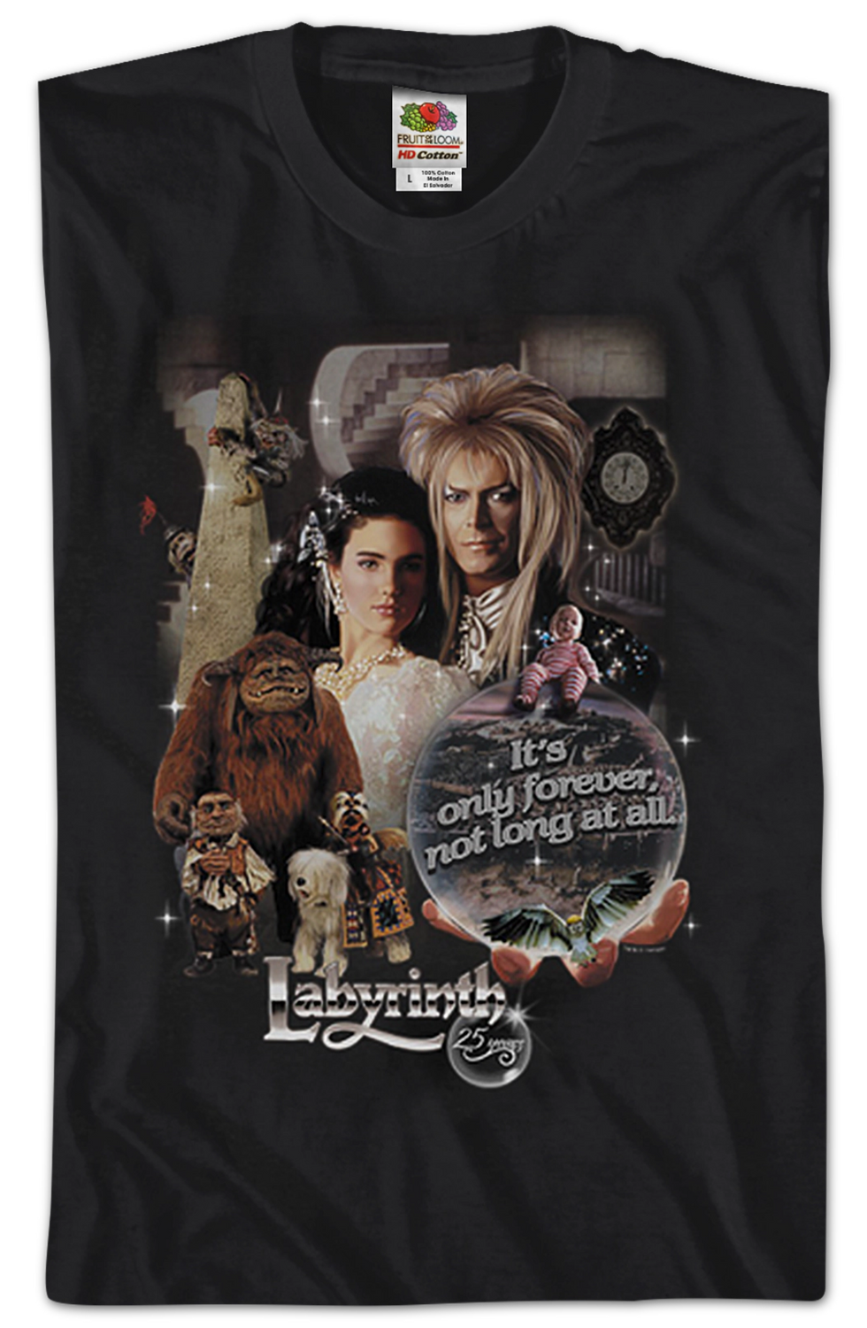 It's Only Forever Labyrinth T-Shirt: Labyrinth Mens T-Shirt