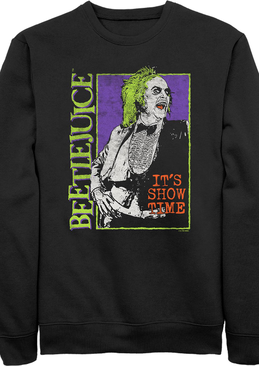 It's Show Time Beetlejuice Sweatshirt - main product image